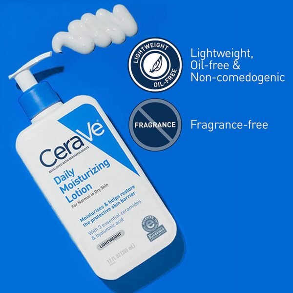 Cerave Daily Moisturizing Lotion For Normal To Dry Skin 355ml - Image 6