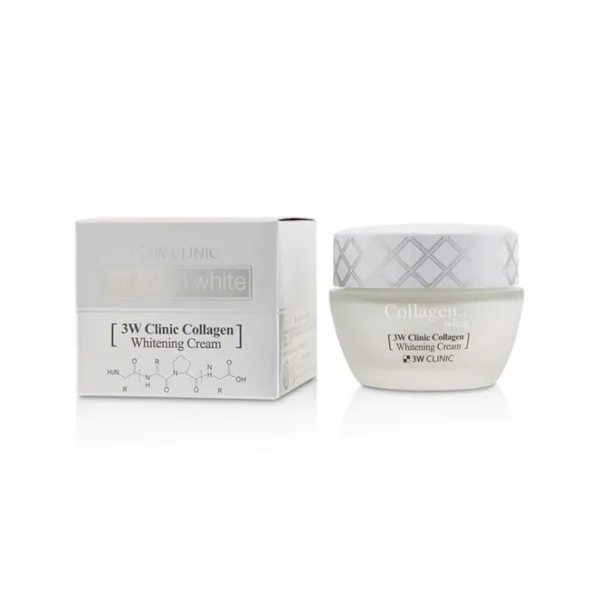 3W Clinic Collagen White Whitening Cream 60ml - Image 3