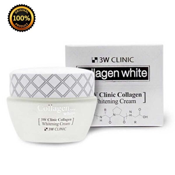 3W Clinic Collagen White Whitening Cream 60ml - Image 5